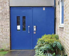 Communal entrance doors